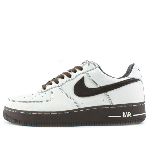 Nike ナイキ メンズ スニーカー 【Nike Air Force 1 Low PRM 'Sail Baroque Brown' 309096-122】 サイズ US_9(27.0cm)|asty