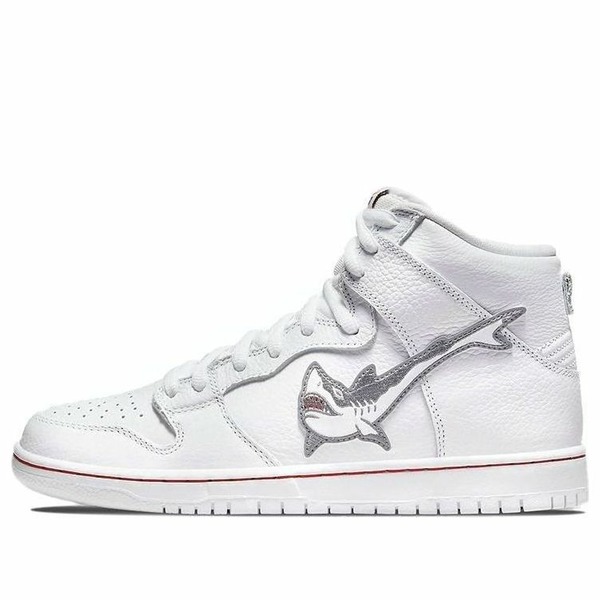 Nike ナイキ メンズ スニーカー  【Nike x Oski SB Dunk High Shark \u0027White Grey\u0027 CI2692-100】  大いさ US_11.5(29.5糎) メンズ靴-靴