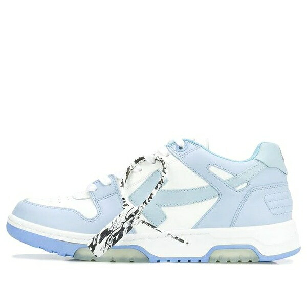 Off-White オフホワイト メンズ スニーカー  【Off-White Out of Office Low White Light Blue OMIA189F20LEA0010140】  サイズ US_7(25.0cm)