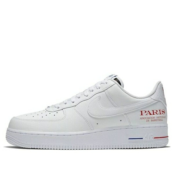 Nike ナイキ メンズ スニーカー エアフォース 【Nike x NBA Air Force 1 Low 'Paris Game 2020' CW2367-100】 サイズ US_8.5(26.5cm)|asty