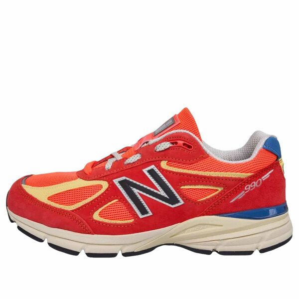 New Balance ニューバランス メンズ スニーカー 【New Balance 990v4 Made in USA 'Urgent Red Maize Sea Stone' U99076B】 サイズ US_11.5(29.5cm)｜asty 77,990円