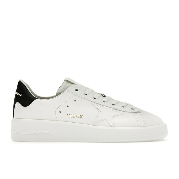 Golden Goose ゴールデングース メンズ スニーカー 【Golden Goose Purestar White Black】 サイズ US_10(28.0cm) White/Black｜asty