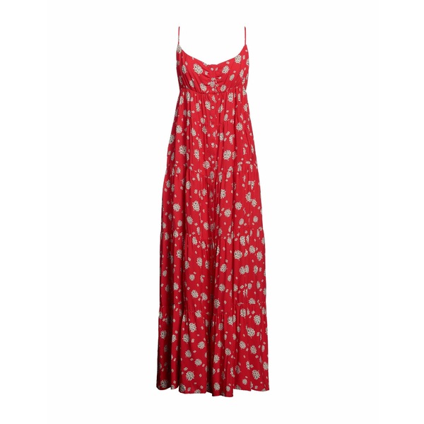 【送料無料】 アニエバイ レディース ワンピース トップス Maxi dresses Red