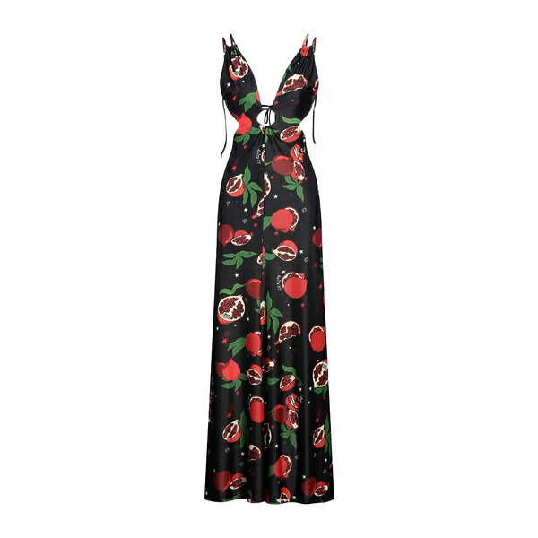 【送料無料】 アニエバイ レディース ワンピース トップス Maxi dresses Black
