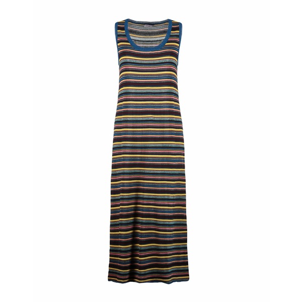 【送料無料】 ロッソピューロ レディース ワンピース トップス Maxi dresses Blue