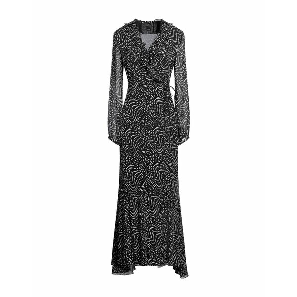 【送料無料】 ピンコ レディース ワンピース トップス Maxi dresses Black