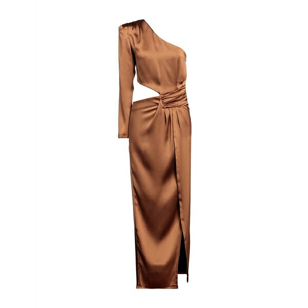 【送料無料】 アクチュアリー レディース ワンピース トップス Maxi dresses Brown