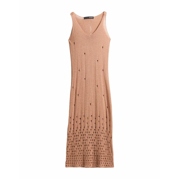 【送料無料】 メッサジェリエ レディース ワンピース トップス Maxi dresses Brown