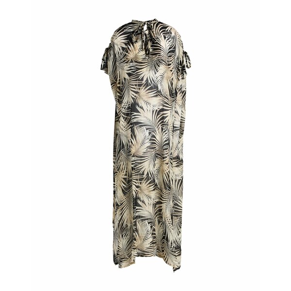 【送料無料】 フィジコ レディース ワンピース トップス Maxi dresses Black