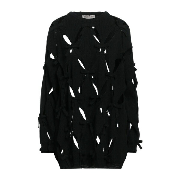 【貨物輸送無料】 ヴァレンティノ ガラヴァーニ レディース 編み物\u0026ティーシャツ アウター Sweaters Black