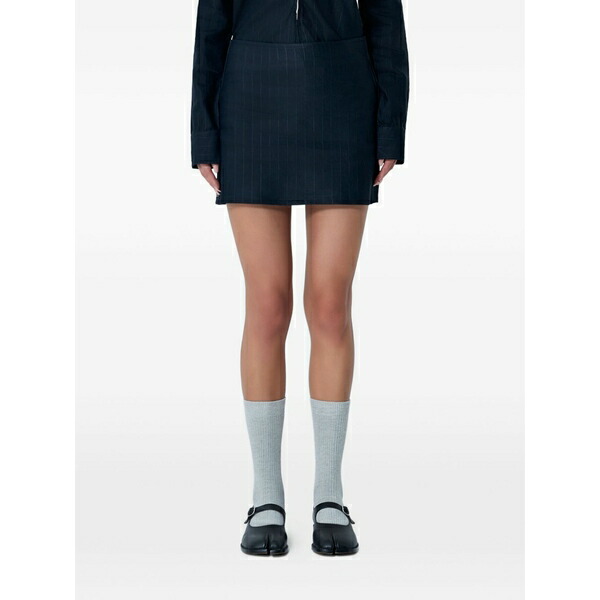アワーレガシー レディース スカート ボトムス Pinstripe mini skirt Blue｜asty