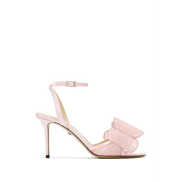 マッハ アンド マッハ レディース サンダル シューズ Le cadeau bow-detail lace sandals Pink