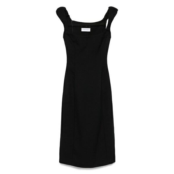 米国海兵隊員 独居室 レディース 衣裳 トップス Virgin wool sleeveless dress Black