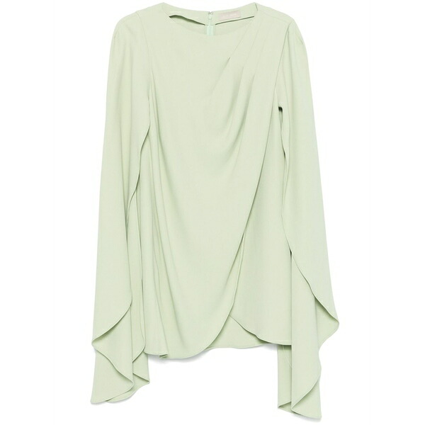 エリー 労り レディース ティーシャツ トップス Cape blouse Green