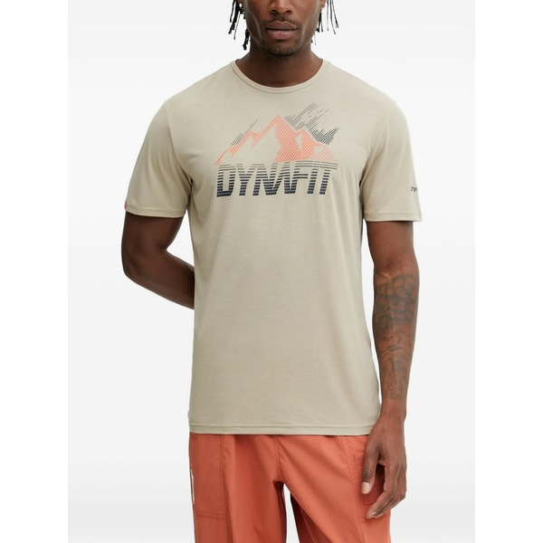ダイナフィット メンズ プルオーバー トップス Transalper graphic-print t-shirt Neutrals