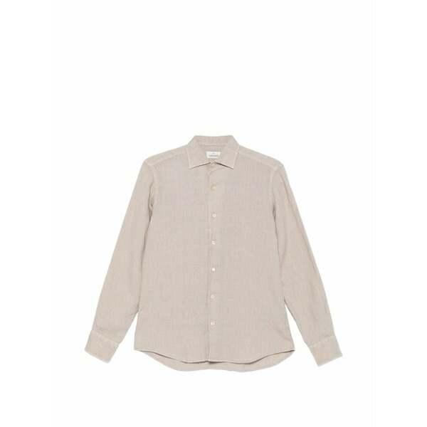 アレッサンドロゲラルディ メンズ ティーシャツ トップス Regent spread-collar shirt Grey