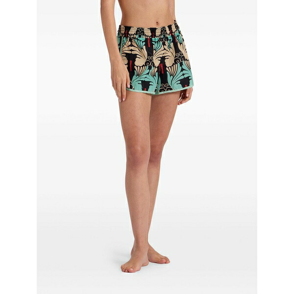 ラ・ダブル・ジェイ レディース 心地よいズボン下 ボトムス Court shorts Black