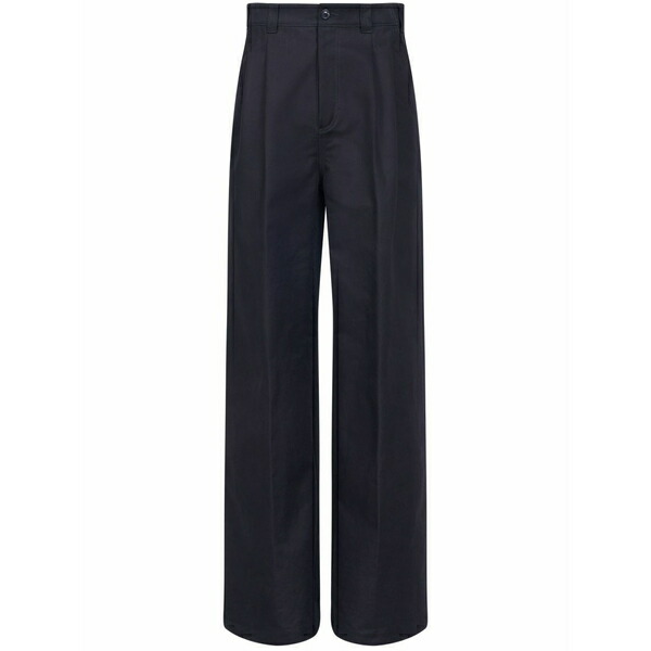 マルタンマルジェラ レディース 心地好いズボン下 ボトムス Wide-leg tailored trousers Black