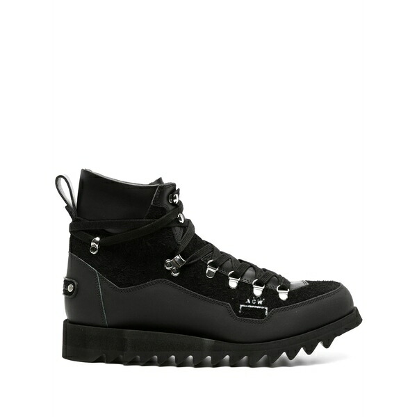 アコールドウォール メンズ ブーツ シューズ Alpine suede hiking boots Black
