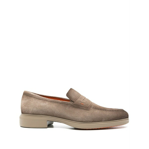 サントーニ メンズ スリッポン・ローファー シューズ Easy loafers Brown