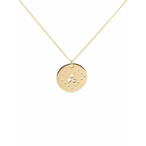アーペーセー メンズ 首飾り・チョー鉄道車両 付属物 Eloi disc-pendant necklace Gold
