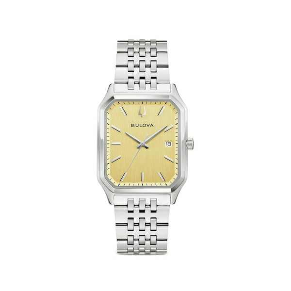 ブロバ メンズ ウオッチ 付属物 Tony bennett 32粍 watch Yellow