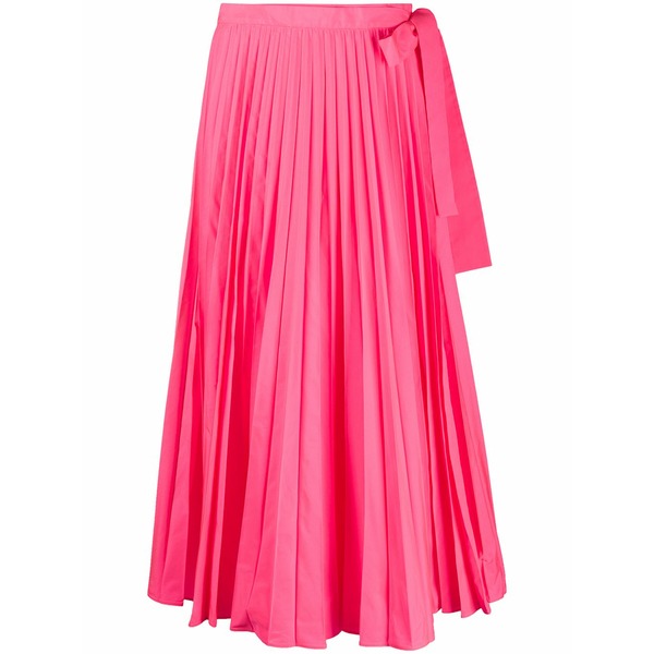 ヴァレンティノ ガラヴァーニ レディース スコート ボトムス Tied-waist pleated skirt Pink