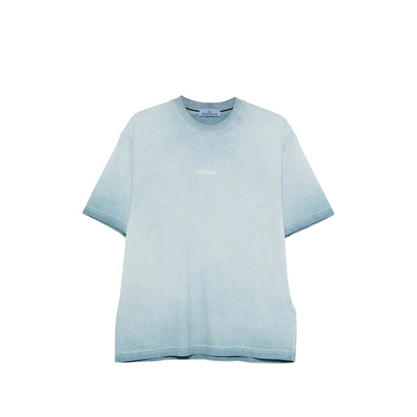 ストーンアイランド メンズ プルオーバー トップス Short-sleeve t-shirt Blue