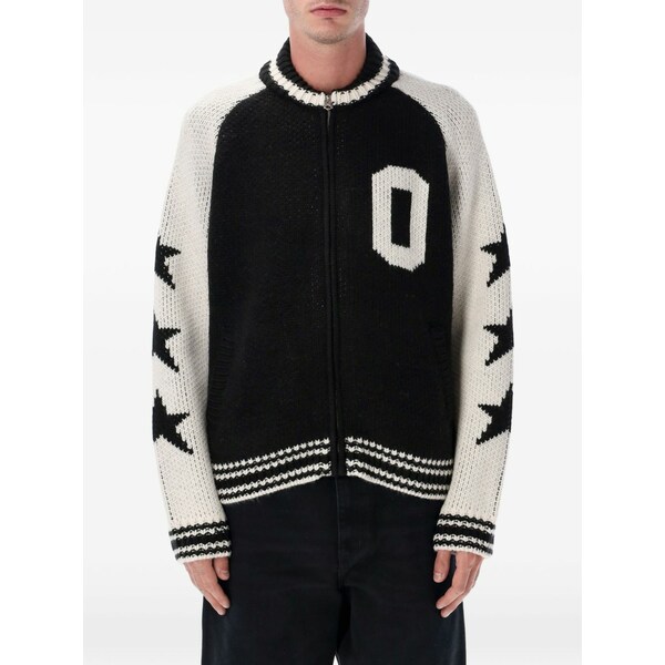 オベイ メンズ ジレー アウター Int. cowichan cardigan  Black