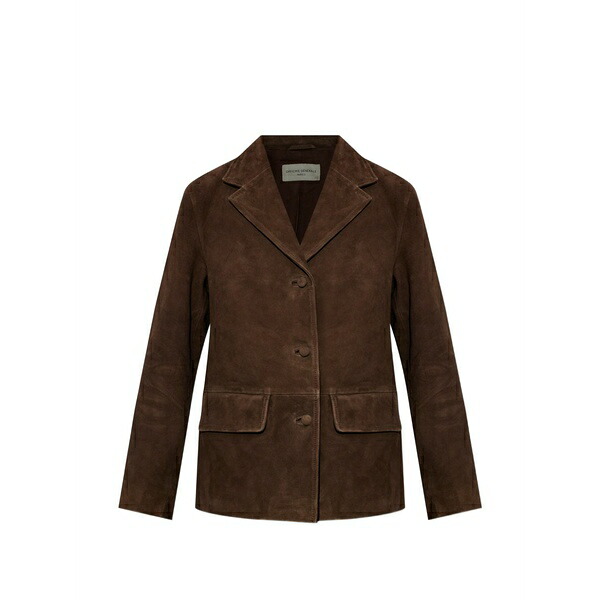 オフィシンジェネレール レディース 上衣＆上衣 アウター Kataline patch-pocket jacket Brown