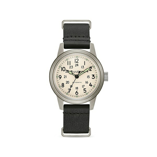 ブロバ メンズ ウオッチ 添え物 Hack 38粍 watch White
