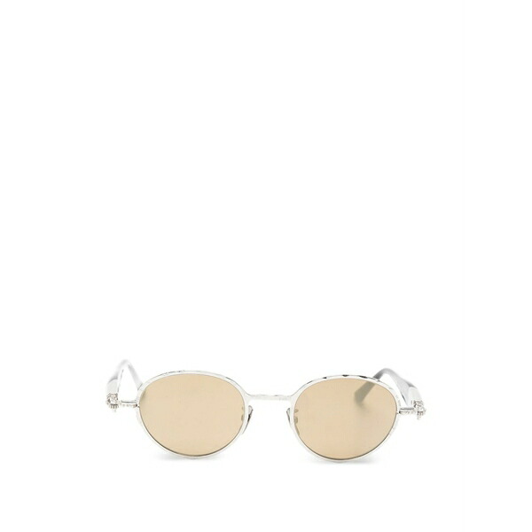 クボラウム メンズ サングラス・アイウェア 付属物 Oval-frame sunglasses Silver