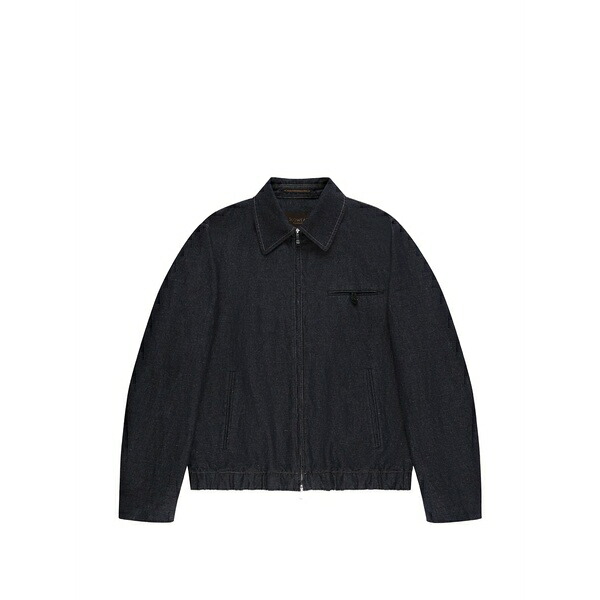 モンテドーロ メンズ 上衣＆上衣 アウター Primo denim bomber jacket Blue
