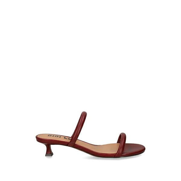 ビビロウ レディース サンダル シューズ Musa leather sandals Red