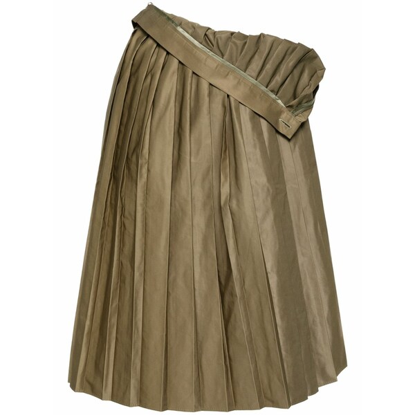 マルタンマルジェラ レディース スコート ボトムス Pleated MIDI skirt Green