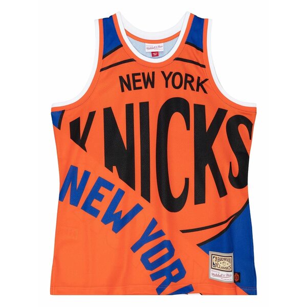 ミッチェル\u0026ネス メンズ ティーシャツ トップス X nba new york knicks big face 5.0 tank top Orange