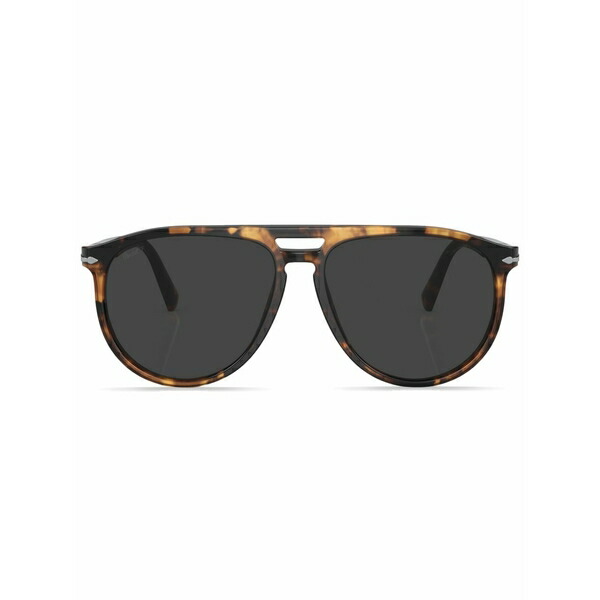 ペルソル メンズ サングラス・アイウェア 付属物 Round-frame sunglasses  Green