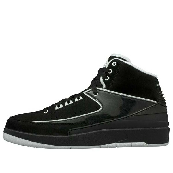 Jordan ジョーダン メンズ スニーカー  【Air Jordan 2 Retro QF \u0027Black White\u0027 395709-001】  大きさ US_7.5(25.5糎)