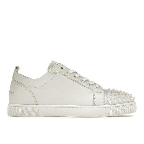 Christian Louboutin クリスチャン ルブタン メンズ スニーカー  【Christian Louboutin Louis Junior Spikes White】  大きさ US_12(30.0珊) White