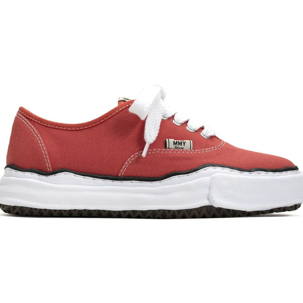 Maison Mihara Yasuhiro ミハラヤスヒロ メンズ スニーカー  【Maison Mihara Yasuhiro Baker OG Sole Canvas Low Red】  大きさ US_7(25.0珊) Red/White