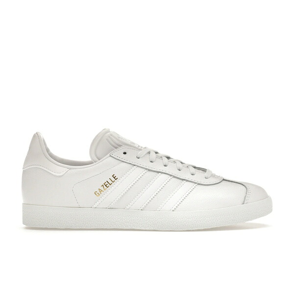 adidas アディダス メンズ スニーカー  【adidas Gazelle White/White-Gold Metallic】  大きさ US_7(25.0珊) White/White-Gold Metallic