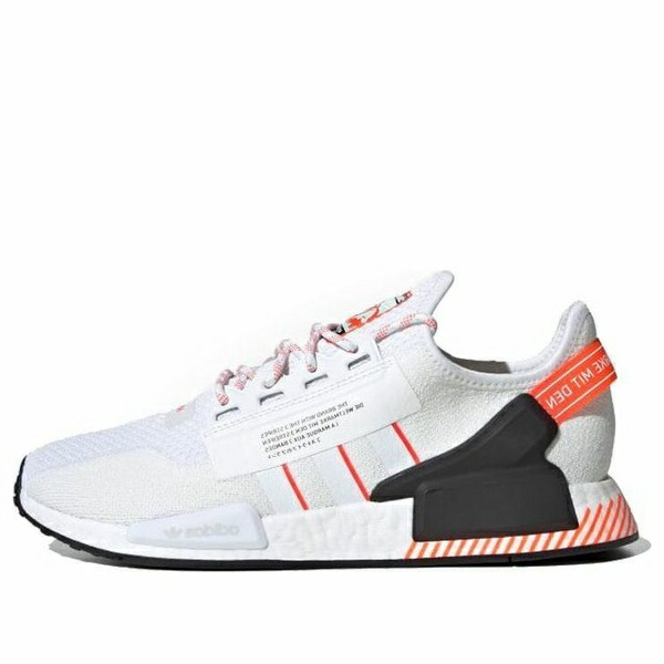 adidas アディダス メンズ スニーカー  【adidas NMD_R1 V2 \u0027White Solar Red\u0027 FW6410】  大きさ US_10(28.0珊)