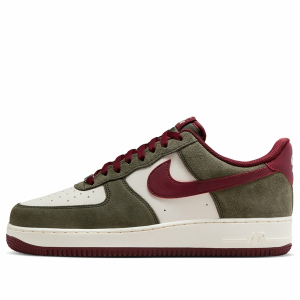 Nike ナイキ メンズ スニーカー  【Nike Air Force 1 Low \u002707 LV8 \u0027Cargo Khaki Pale Ivory Dark Team Red\u0027 FQ8714-302】  大きさ US_11(29.0糎)