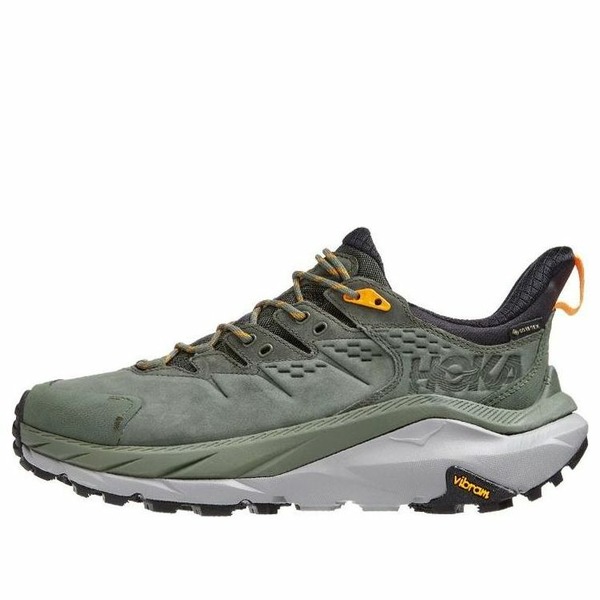 HOKA ONE ONE ホカオネオネ メンズ スニーカー  【HOKA ONE ONE Kaha 2 Low GORE-TEX \u0027Thyme Radiant Yellow\u0027 1123190-TRYL】  大いさ US_12(30.0糎)