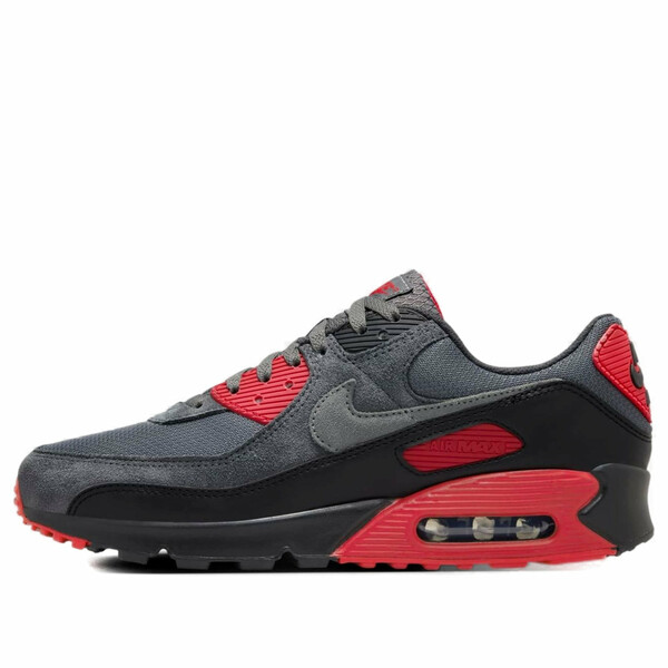 Nike ナイキ メンズ スニーカー  【Nike Air Max 90 \u0027Smoke Grey Fire Red\u0027 DM0029-007】  大きさ US_10.5(28.5糎)