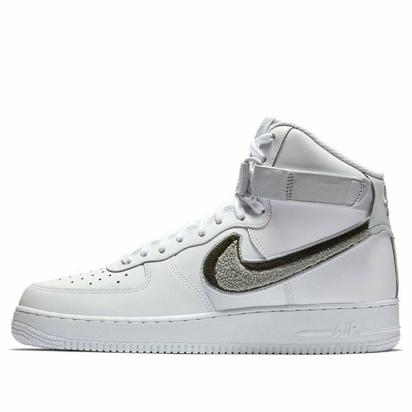 Nike ナイキ メンズ スニーカー  【Nike Air Force 1 High \u002707 LV8 \u0027Chenille Swoosh White\u0027 806403-105】  大きさ US_9.5(27.5珊)