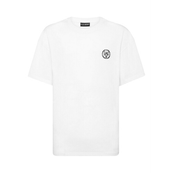 プレインスポーツ メンズ Tシャツ トップス Crew-neck logo t-shirt White｜asty 32,800円