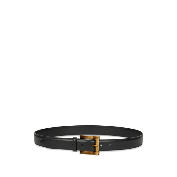 エトロ レディース 三尺帯 付属物 Leather belt Black