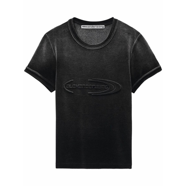 アレキサンダーワン レディース プルオーバー トップス Baby t-shirt  Black