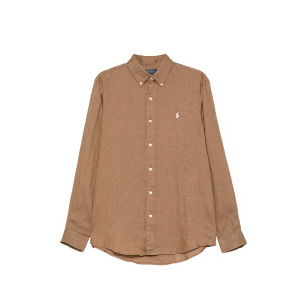 ラルフローレン メンズ プルオーバー トップス Buttoned shirt Brown